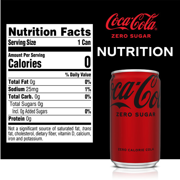 Coke Zero Sugar Mini (8 fl. oz., 20 pk.)