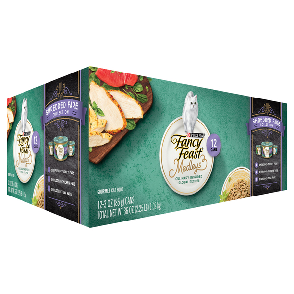 Fancy feast shredded fare on sale collection