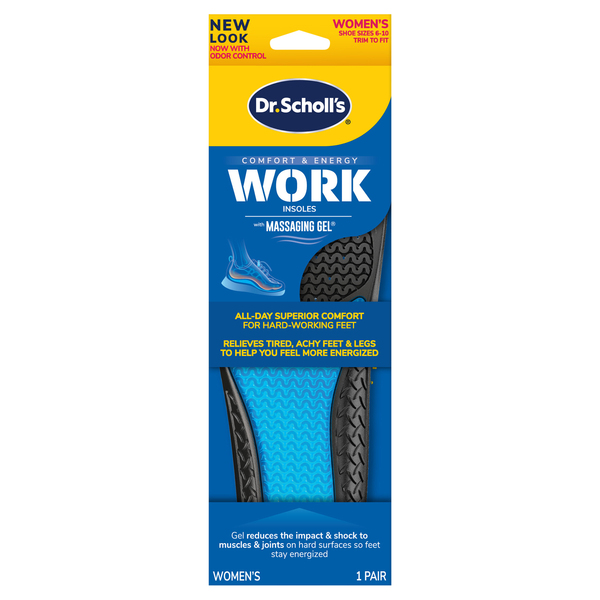 Dr. Scholl's Extra Support Insoles with Massaging Gel Women's 6-10 - 1 pair