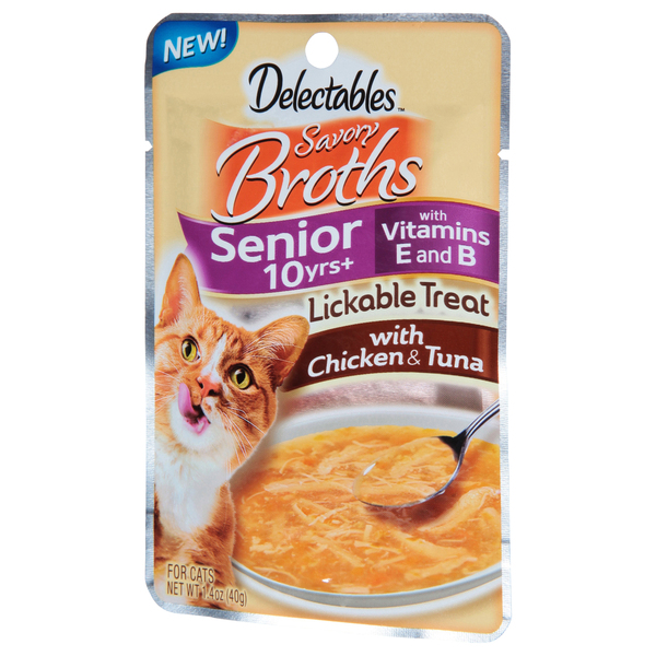 Delectables senior cat food shop