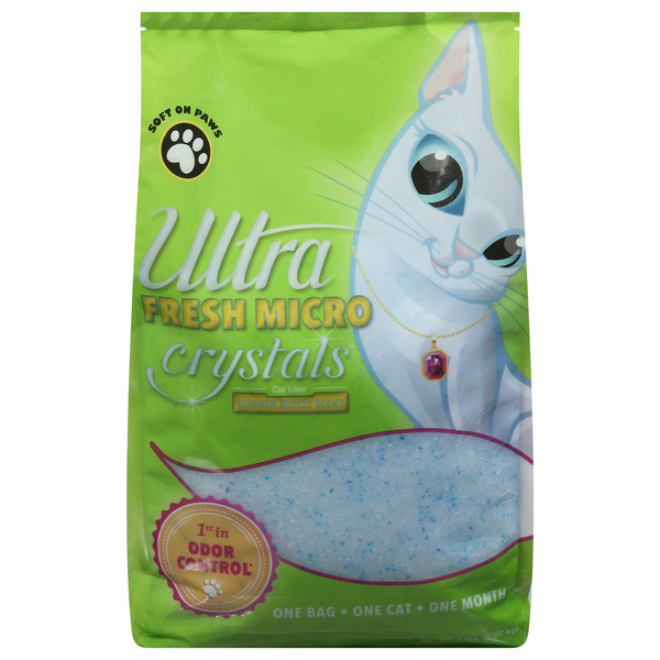 Ultra micro crystals cat litter top
