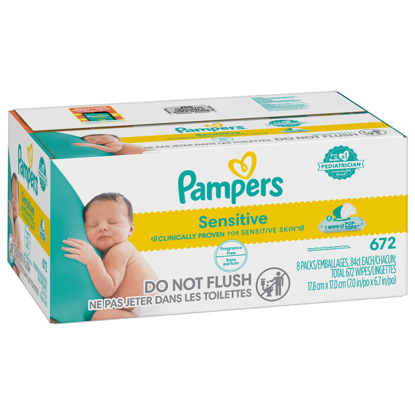 672 pampers pure wipes 2025