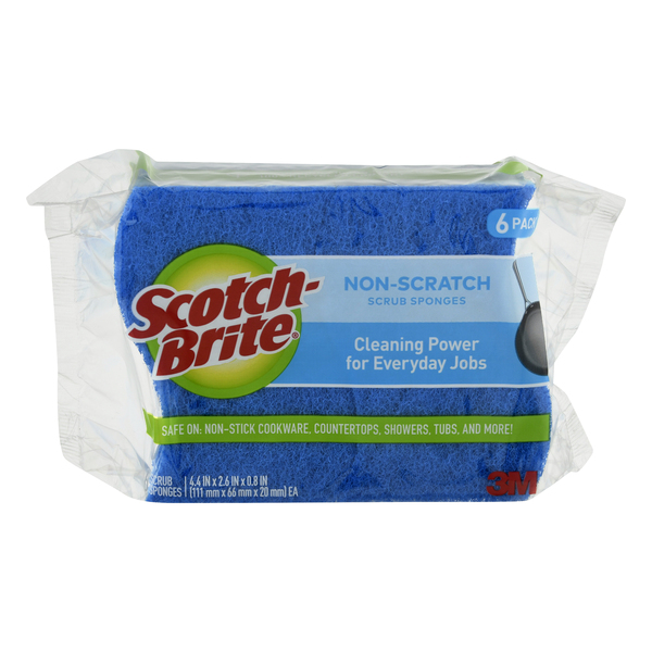 20 Pack Heavy Duty Scrub Sponge, Non-Scratch Super Absorbent