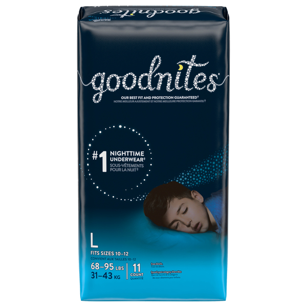 Goodnites Boys' Bedwetting Underwear, XS (28-43 lbs), 15 ct - QFC