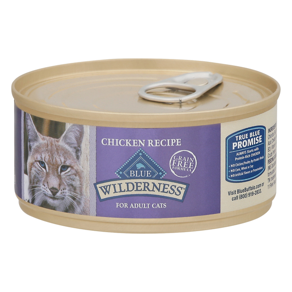 BLUE Wilderness Adult Wet Cat Food Chicken Recipe Grain Free