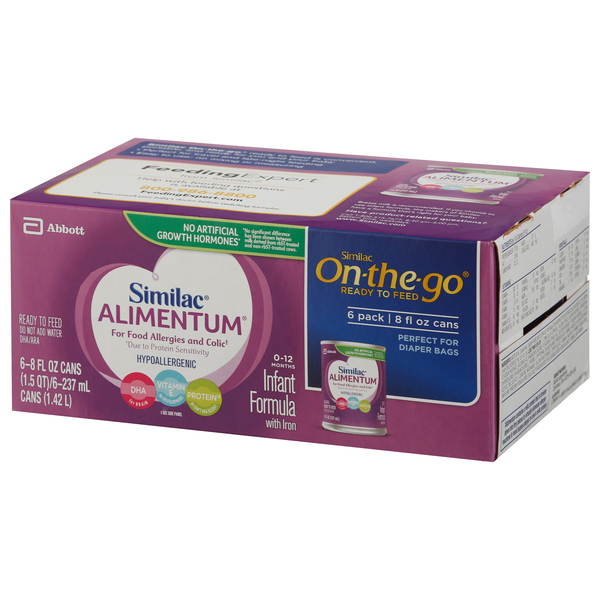 Similac Alimentum Hypoallergenic Infant Formula w Iron Ready to
