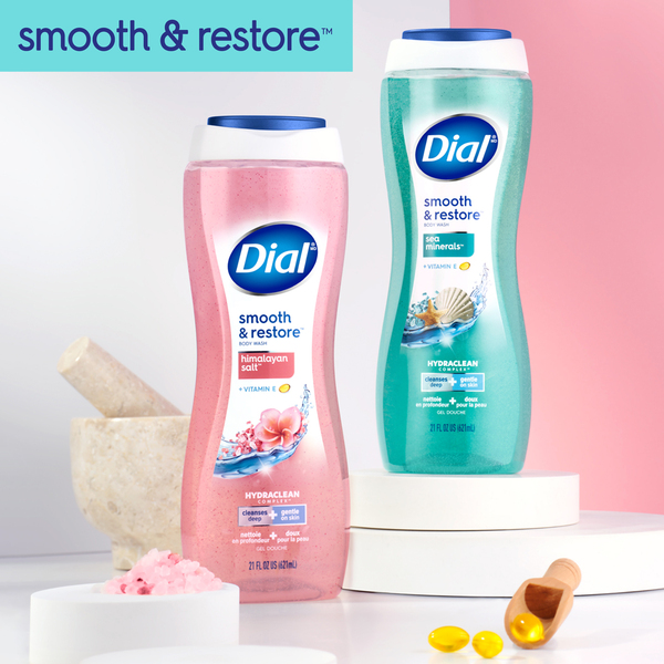 Dial Body Wash Smooth Restore Himalayan Salt 16 oz btl GIANT