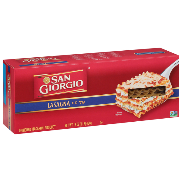 San Giorgio Lasagna Pasta 16 Oz Box
