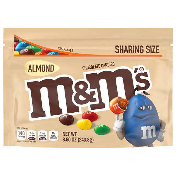 M&M'S Peanut Chocolate Candy Sharing Size 10.7-Ounce Bag