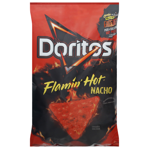 Doritos Nacho Cheese Flavored Tortilla Chips, Party Size, 14.5 oz Bag - 4  Crew