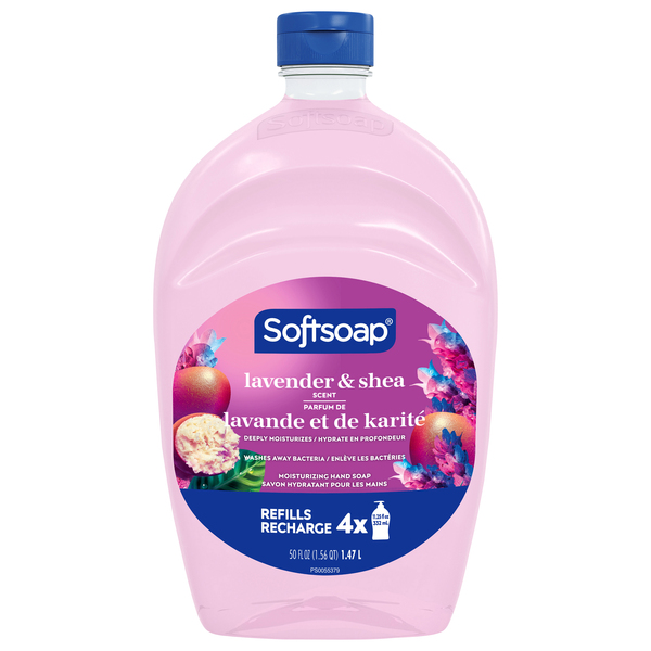 Liquid Hand Soap Refills, Lavender and Shea Butter, 50 oz Bottle Liquid Hand Soap Refills, Lavender and Shea Butter, 50 oz Bottle