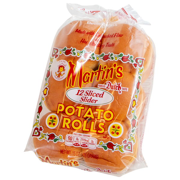  Martin's Slider Potato Rolls- 12 pk 15 oz (4 bags) : Grocery &  Gourmet Food