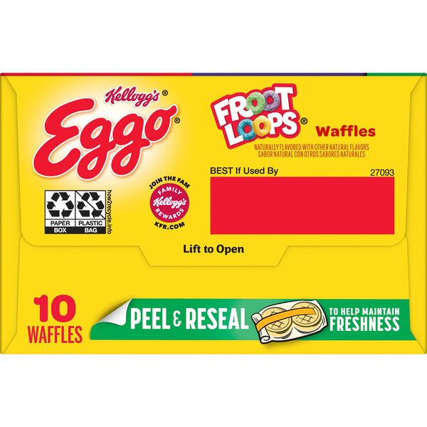Kellogg's Froot Loops, Breakfast Cereal, Original, Low Fat, 12.2 oz Box, Cereal