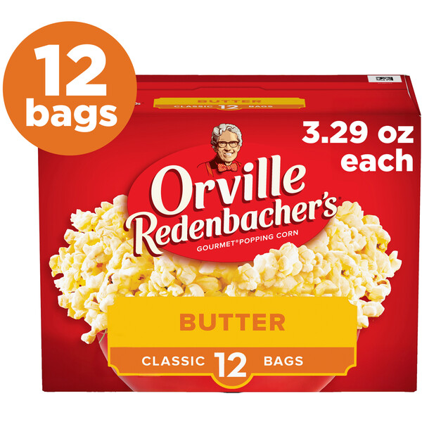 Orville Redenbacher's Butter Classic Bags Microwave Popcorn - 12