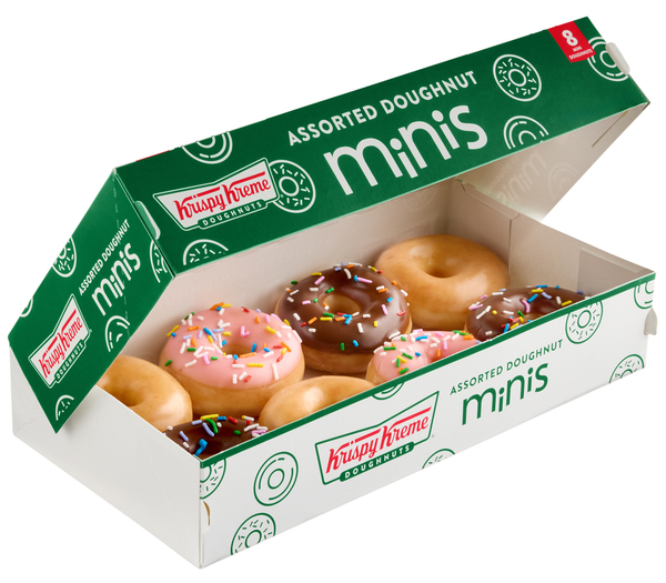 Krispy Kreme Minis Assorted Doughnuts - 8 ct - 8 oz box | Giant Krispy Kreme Minis Assorted Doughnuts - 8 ct - 8 oz box | Giant
