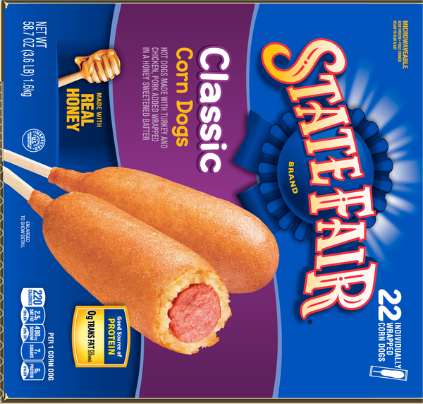 State Fair Classic Corn Dogs 22 ct 58.7 oz box Food Lion