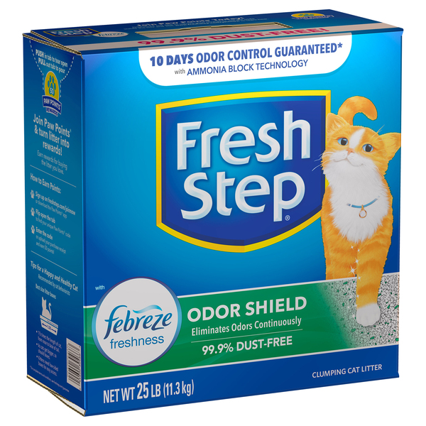 Fresh step odor hot sale shield cat litter