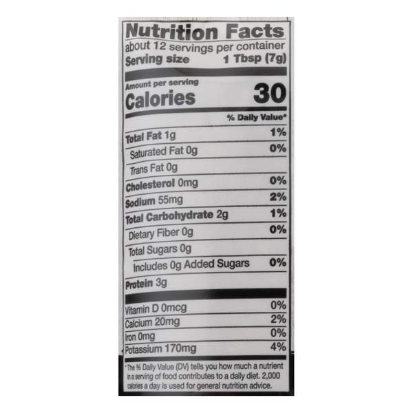 Nutritional Panel