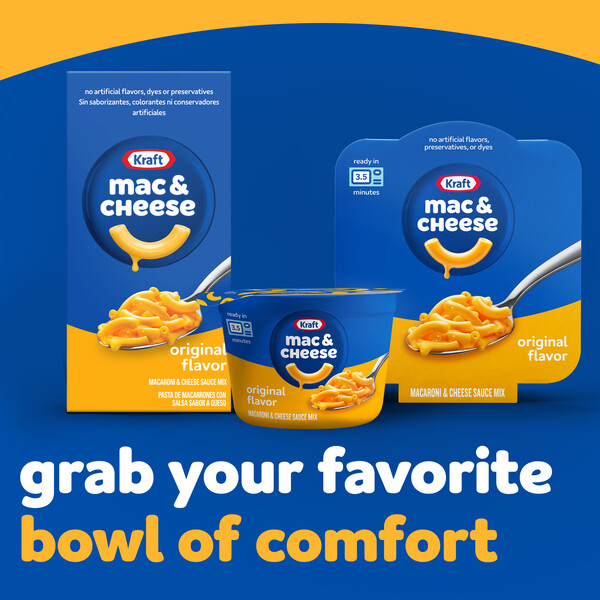 Kraft Original Macaroni & Cheese Easy Microwavable Dinner, 12 pk./2.05 oz.