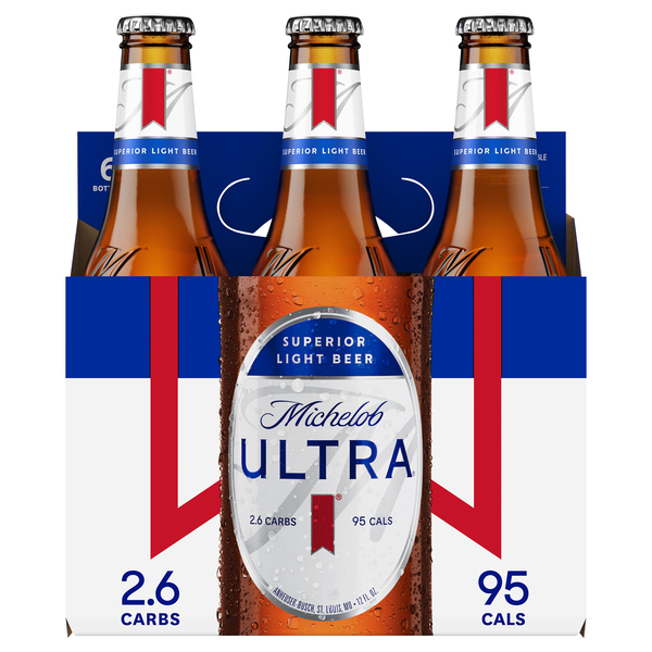 Michelob Ultra Superior Light Beer 6
