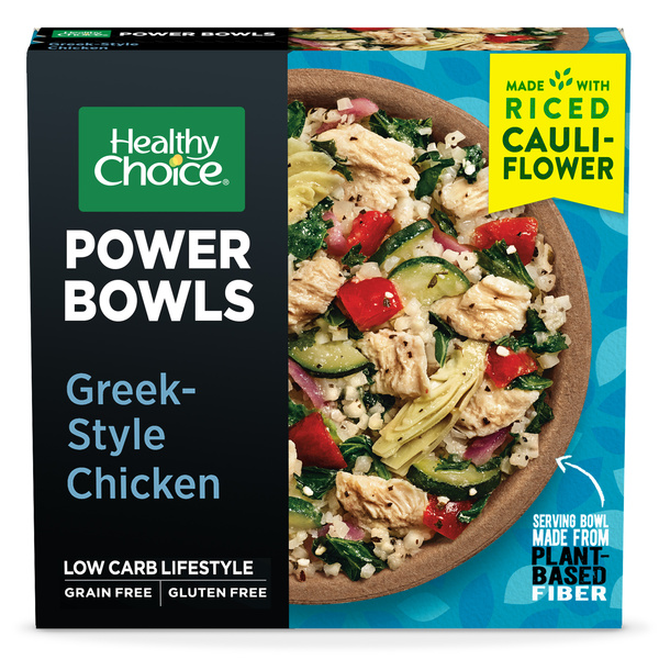 Healthy Choice Power Bowls Greek Style Chicken 9.5 oz box Stop