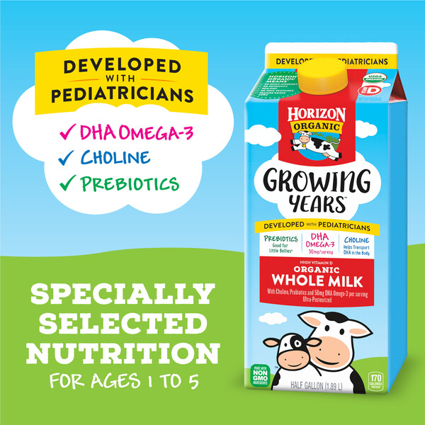 Horizon Organic Growing Years Whole Milk with DHA Omega-3