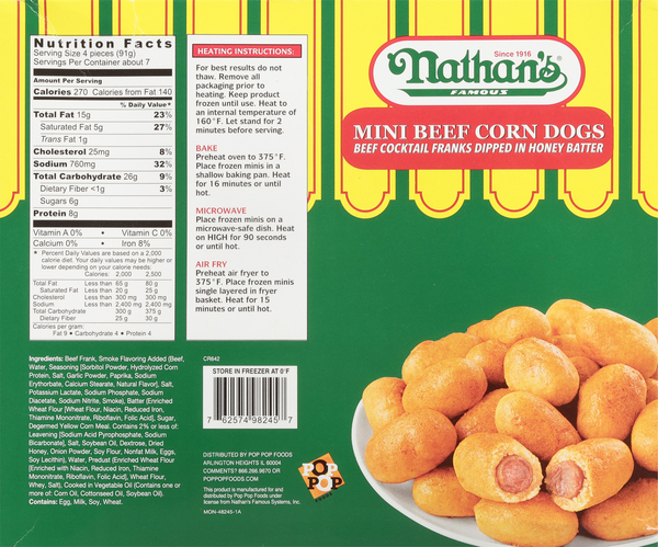 Nathan's corn dogs new arrivals