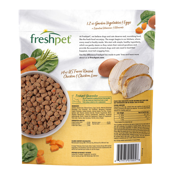 Freshpet Select Tender Bites Chicken Recipe Refrigerated Cat Food 16 oz bag GIANT