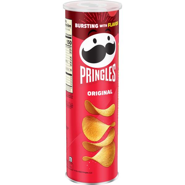 Pringles Original Potato Crisps Chips - 5.2 oz can | MARTIN'S