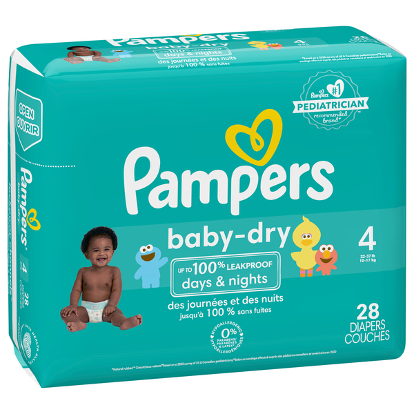 open box diapers