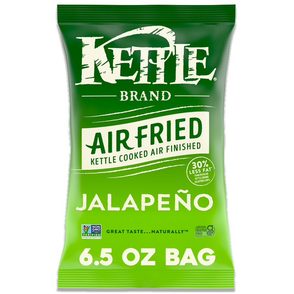 Kettle Brand Potato Chips, Jalapeno Kettle Chips, 8.5 oz