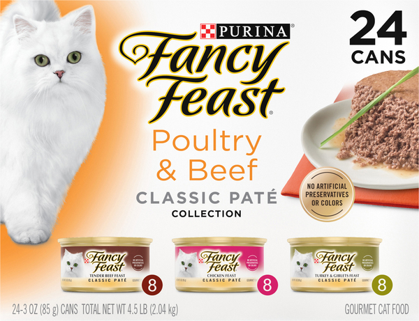 Fancy feast tender beef feast classic pate top