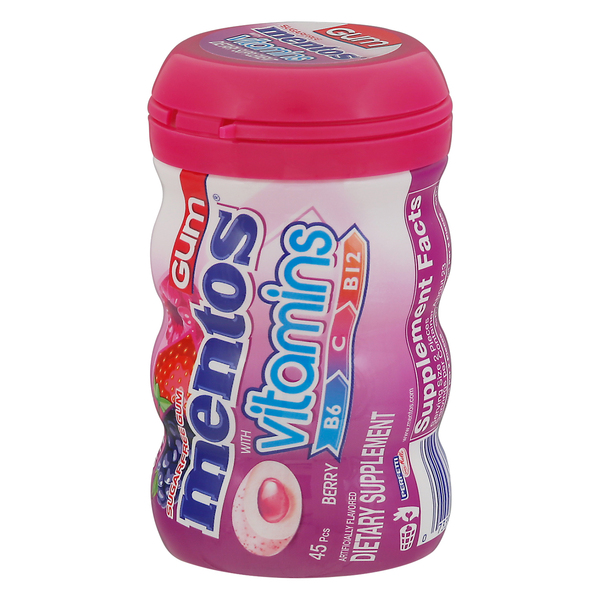 Chewing-gum parfum menthe MENTOS GUM 80d - Super U, Hyper U, U Express 