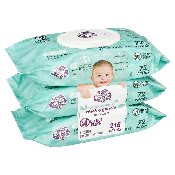 My store baby wipes