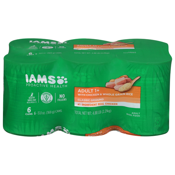 IAMS Proactive Health Classic Ground Adult Wet Dog Food Chicken