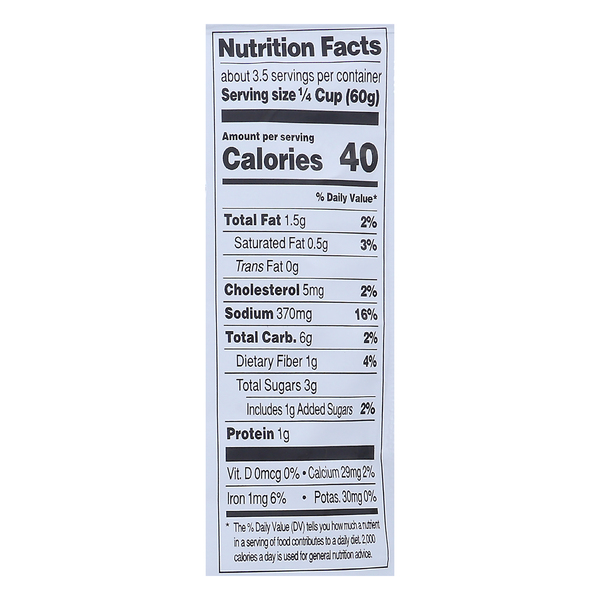 Nutritional Panel