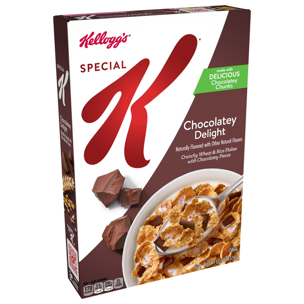  Kellogg's Special K, Breakfast Cereal, Original, Made with  Folic Acid, B Vitamins, and Iron, 12oz Box