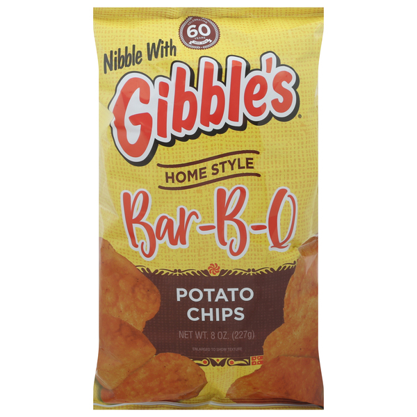 Gibble s Homestyle Potato Chips Bar B Q 8 oz bag MARTIN S