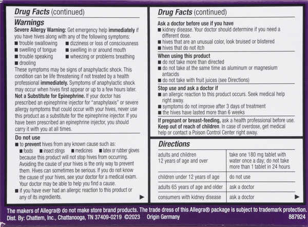 Back of Pack
