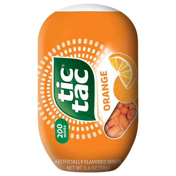 【お買得】 Tic Tac Giant | pkg oz 3.4 - ct 200 - Mints Orange 菓子