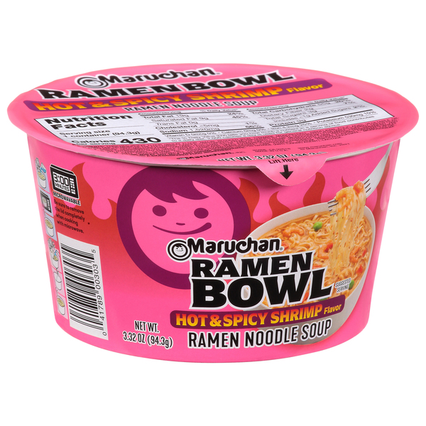 Nissin Hot & Spicy Chicken Flavor Ramen Noodle Soup, 3.32 oz - Foods Co.