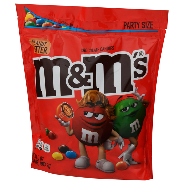 M&M'S Caramel Chocolate Candy Party Size 34-Ounce Bag