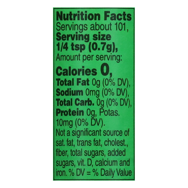 Nutritional Panel
