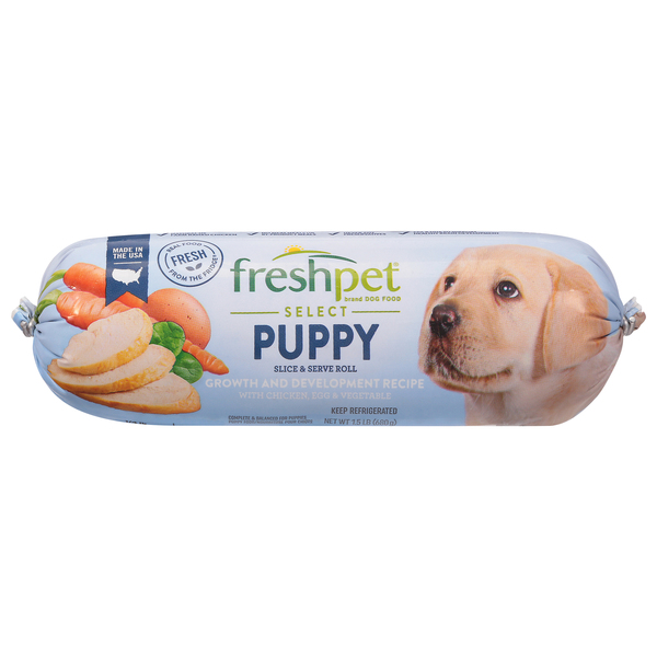 Freshpet Select Refrigerated Puppy Food Chicken Egg Vegetable