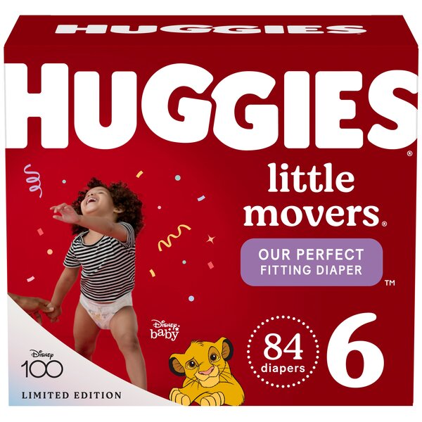 Huggies Little Movers Disney Mickey Mouse Supreme Big Pack Diapers Size 6  (Over 35 LBS) - Shop Diapers at H-E-B
