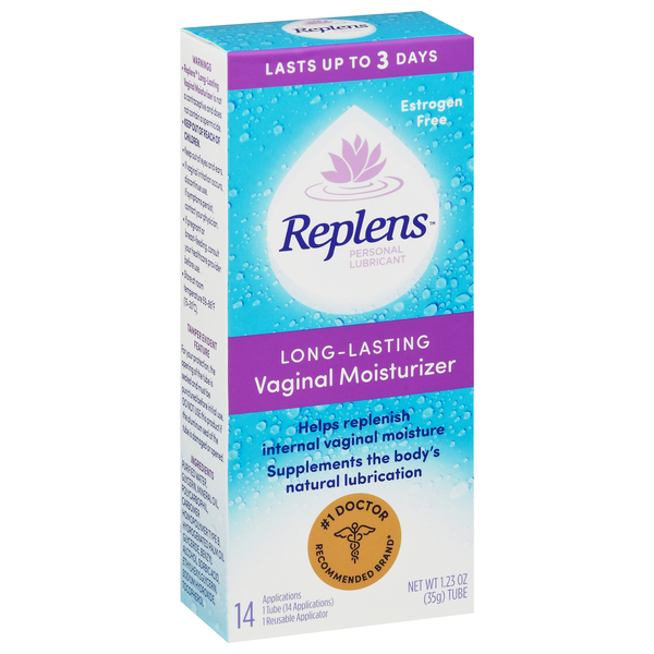 Replens 35 g Tube 14 Applications with Reusable Applicator (Pack of 2)