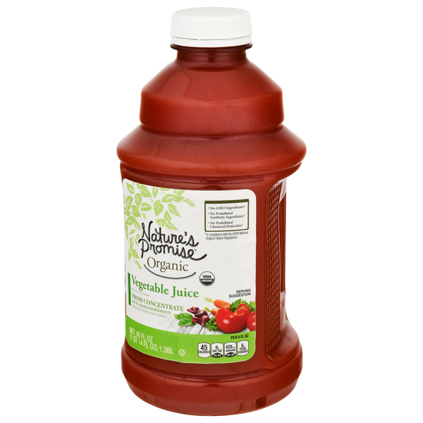 Nature s Promise Organic Vegetable Juice 46 oz btl Stop Shop