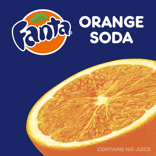Fanta Orange Fruit Soda Pop, 16.9 fl oz, 6 Pack Bottles 