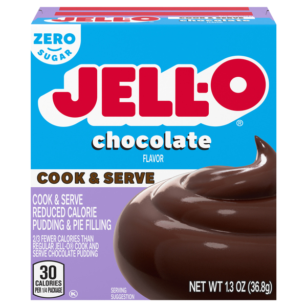 Jello chocolate fudge on sale cook and serve pudding