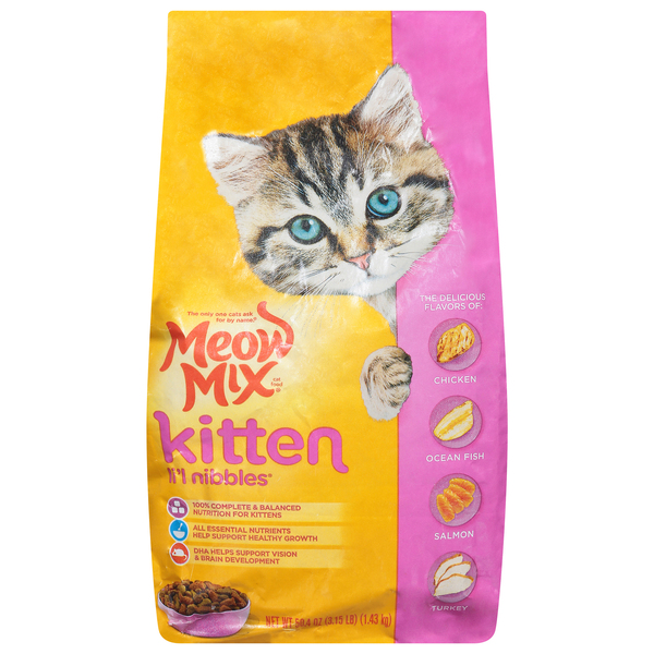 Meow mix kitten best sale chow